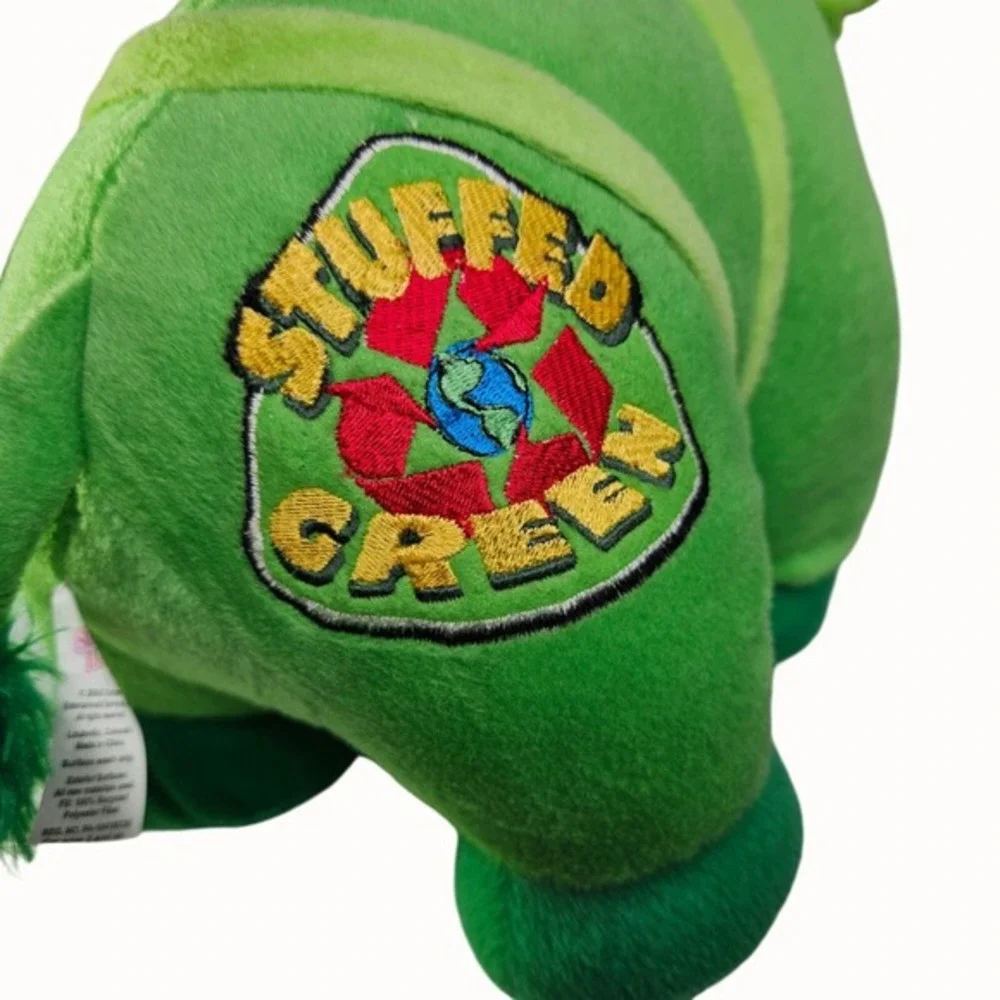 Rhino Rhinoceros Plush Stuffed Animal Green Plushie Toy 17 Inch Sugar Loaf‎